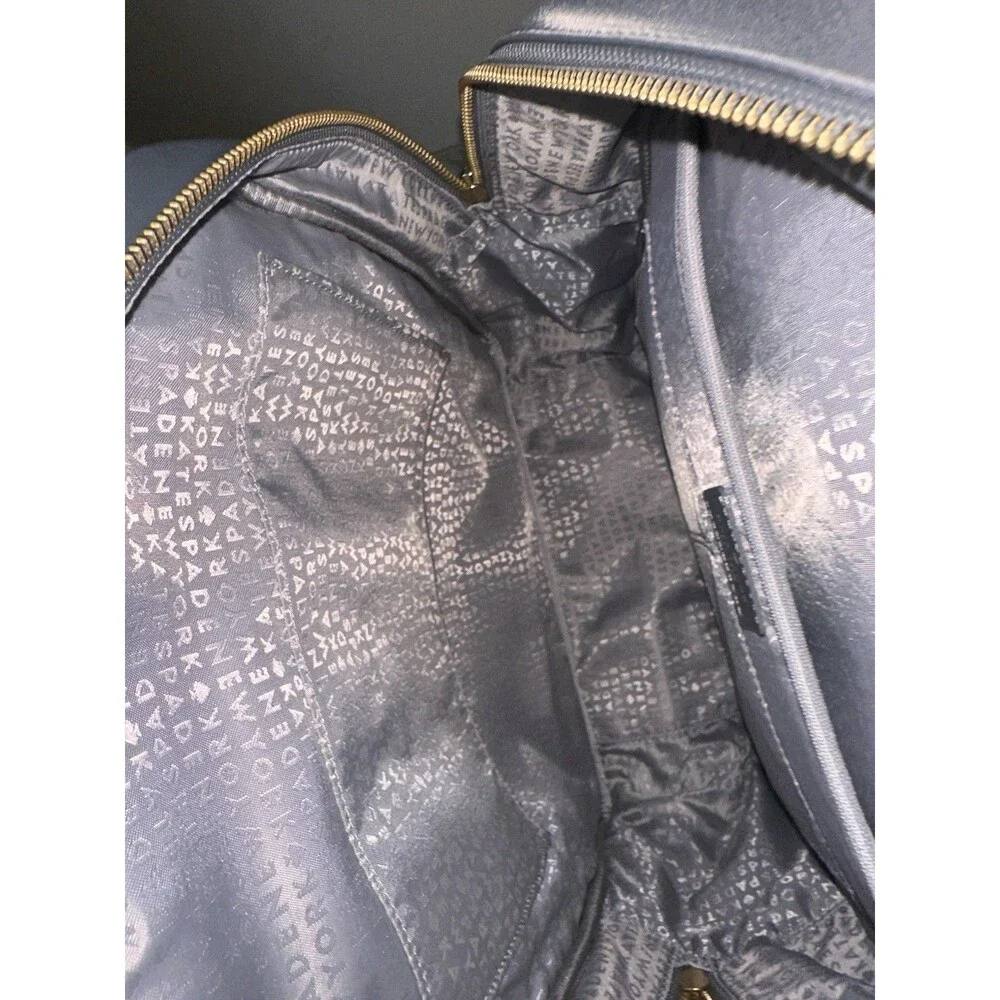 Kate Spade NEW ✨🩶♠️Large Wilson Road Bradley backpack in grey nylon Unused - Picture 4 of 16